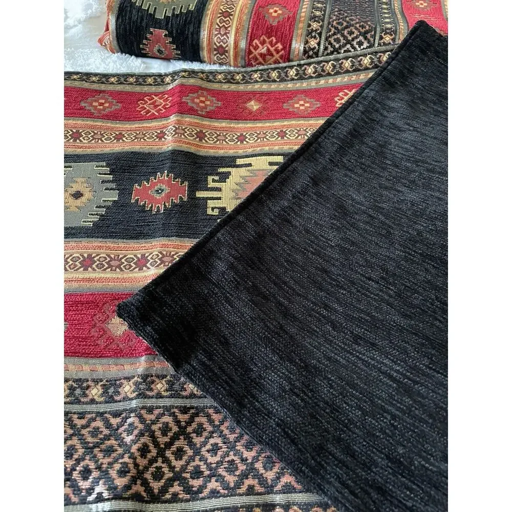 Oriental Quilt blanket w 2 pillowcase Arabic Tribal Hookah Lounge Floor mat